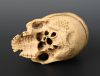 A Japanese ivory skull