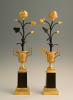 A pair of Directoire candle sticks