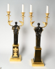 A pair of Directoire candelabras