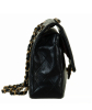 Chanel Black Lambskin Double Flap Bag with Gold Hardware - Chanel