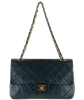 Chanel Blue Medium Double Flap Shoulder Bag - Chanel