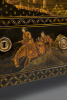 AN ORMOLU MOUNTED CHINOISERIE LACQUERED COMMODE SELECTED BY HUBERT DE GIVENCHY
