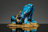 French mounted Régence inkwell in the shape of a Chinese porcelain toad