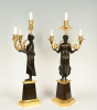 A pair of large Directoire candelabras