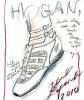 Hogan by Karl Lagerfeld Silver Sneakers - Hogan