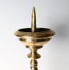 A large pair of bronzse candlestick