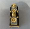 Empire ink set with music playing mechanism, circa 1820.