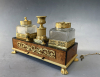 Empire ink set with music playing mechanism, circa 1820.