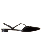 Manolo Blahnik Black Suede Slingback Pumps - Manolo Blahnik
