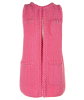 Chanel Ready to Wear Lente 2023 Roze Mouwloos Vest - Chanel