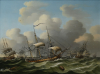 Sea view off the coast of Vlissingen