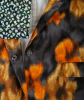 SS 2008 Dries Van Noten Orange Patterned Silk Skirt Suit - Dries van Noten