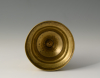 A Dutch bronze candlestick