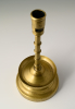 A Dutch bronze candlestick
