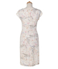 Chanel 98C Karl Lagerfeld Handwriting Ivory Camellia Dress - Chanel
