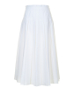 Loro Piana White Pleated Skirt - Loro Piana