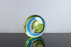 Livio Seguso (Italy 1930), clear glass solid disc - Levio Seguso