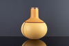 Mieke Groot (Alkmaar 1949), unique, clear glass, bottle shape vase. - Mieke Groot