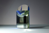 Jan Frydrich, Ground and polished glass object, 'Oval Circle', 1996, made of optical glass. - Jan Frydrich