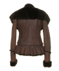 Just Cavalli Shearling Bicker Jacket met riem - Just Cavalli