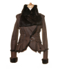 Just Cavalli Shearling Bicker Jacket met riem - Just Cavalli