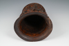 A Chinese bamboo brush pot
