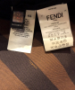 Fendi Zwart-Grijze Wollen Mini Jurk - Fendi