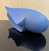 Wouter Dam (Utrecht 1957), sculpturaal keramiek object, blauw, 1993 - Wouter Dam