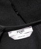 Fendi Zwart-Grijze Wollen Mini Jurk - Fendi