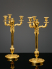 Pair of French Empire Retour d’Égypte candelabra