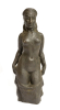 John Rädecker (1885-1956), gepatineerd brons, vrouwenfiguur met doek om haar bovenbenen gewikkeld, op de achterkant gesigneerd met de initialen van de kunstenaar 'J.R'. Naakt, 1924 - John (J.A.) Raedecker