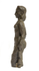 John Rädecker (1885-1956), gepatineerd brons, vrouwenfiguur met doek om haar bovenbenen gewikkeld, op de achterkant gesigneerd met de initialen van de kunstenaar 'J.R'. Naakt, 1924 - John (J.A.) Raedecker