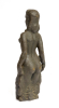 John Rädecker (1885-1956), gepatineerd brons, vrouwenfiguur met doek om haar bovenbenen gewikkeld, op de achterkant gesigneerd met de initialen van de kunstenaar 'J.R'. Naakt, 1924 - John (J.A.) Raedecker
