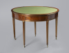 Louis Seize gaming table has a rotating top