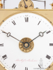 A French brass Capucine travel clock with strike and alarm, Ballif A Toulouse, circa 1800.