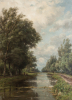 Fishermen by the Canal - Jan Willem van Borselen