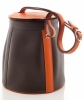 Hermès Brown/Orange Leather Farming Bag - Hermès