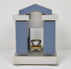 Wim Borst (Gouda 1946), keramiek/perspex sculptuur met titel 'Japanese Potter' - Wim Borst