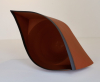 Wouter Dam, (1995), sculptural terracotta object with black edge, 1995 - Wouter Dam