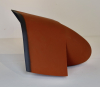 Wouter Dam, (1995), sculptural terracotta object with black edge, 1995 - Wouter Dam
