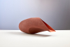 Wouter Dam, (1957), sculptural ceramic, red (terracotta) object, 1993. - Wouter Dam