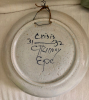 Chris Lanooy (1881-1948), ceramic plate, decoration with birds, own studio Epe - Chris (C.J.) Lanooy