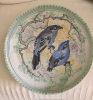 Chris Lanooy (1881-1948), ceramic plate, decoration with birds, own studio Epe - Chris (C.J.) Lanooy
