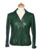 Jil Sander Green Leather Jacket - Jil Sander