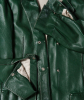 Jil Sander Green Leather Jacket - Jil Sander