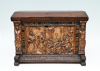 A 16th century oak bridal chest
