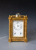 Extremely rare and fine carriage clock, attributed to Berrolla, Paris ca. 1840.