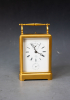 One piece case carriage clock, reisklok met chronometergang, Henry Robert à Paris. Ca. 1840.