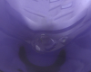 AD Copier, Leerdam Unica, ca. 1922/23, free-blown and shaped purple glass "Persian" bottle. - Andries Dirk (A.D.) Copier