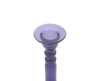AD Copier, Leerdam Unica, ca. 1922/23, free-blown and shaped purple glass "Persian" bottle. - Andries Dirk (A.D.) Copier